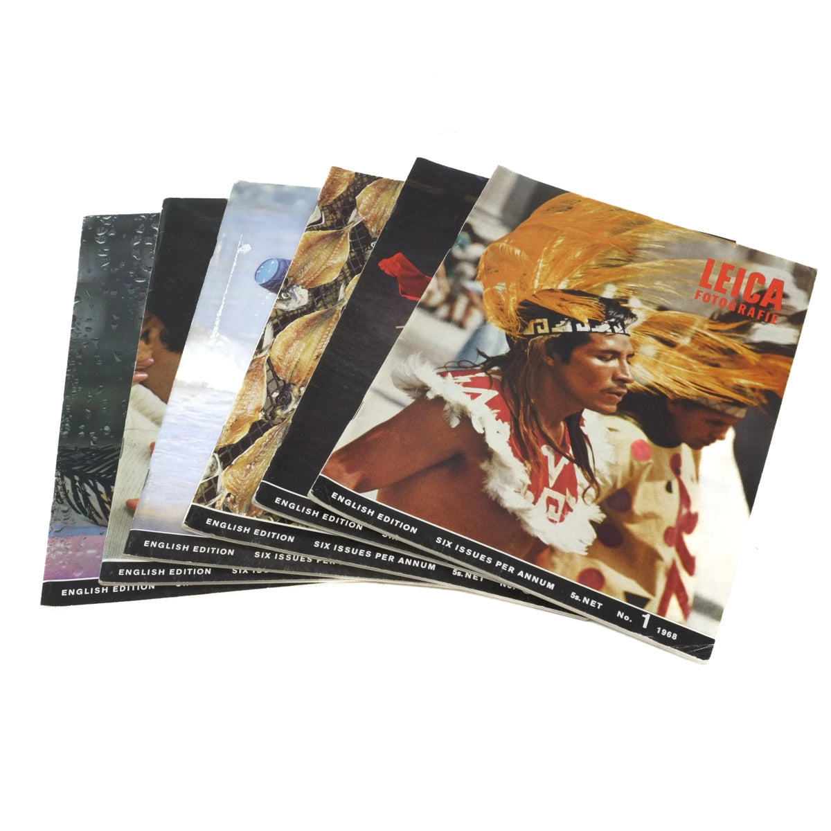 Vintage Leica LFI Magazines from 1968, Full year of Issues