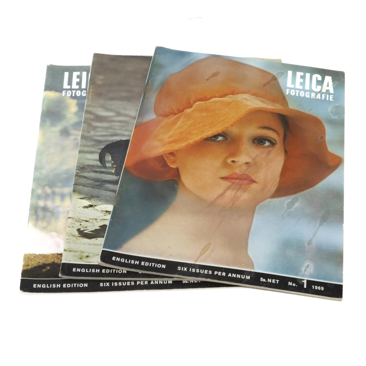 Vintage Leica LFI Magazines from 1969, Issues 1,2 +4