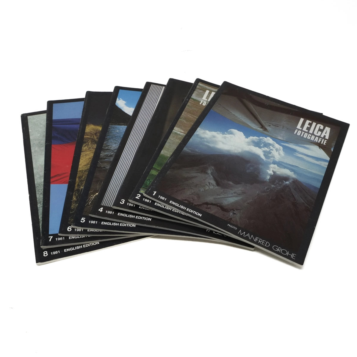 Vintage Leica LFI Magazines from 1981, Full year of Issues