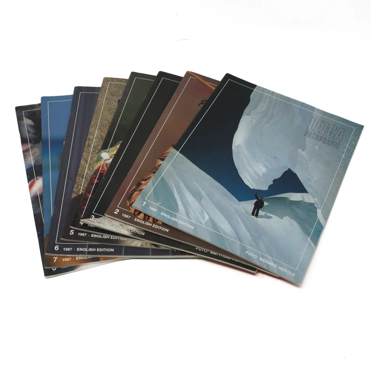 Vintage Leica LFI Magazines from 1987, Full year of Issues