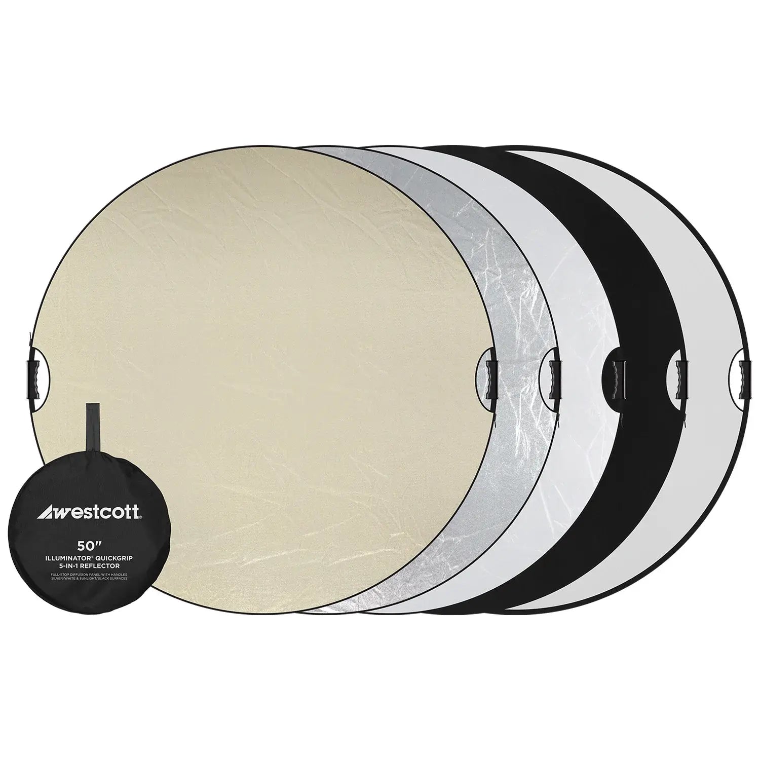 Westcott Illuminator QuickGrip 5-in-1 Reflector (50") - #1513