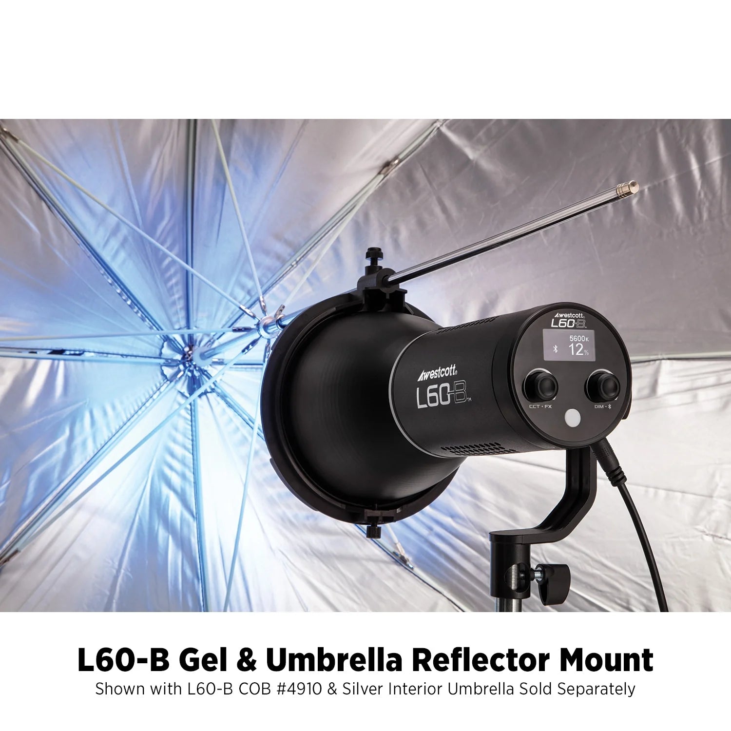 Westcott L60-B Gel and Umbrella Reflector Mount