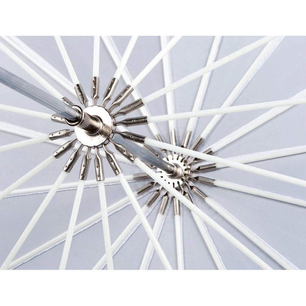 Westcott 4633 7-Feet Silver with Black Cover Parabolic Umbrella