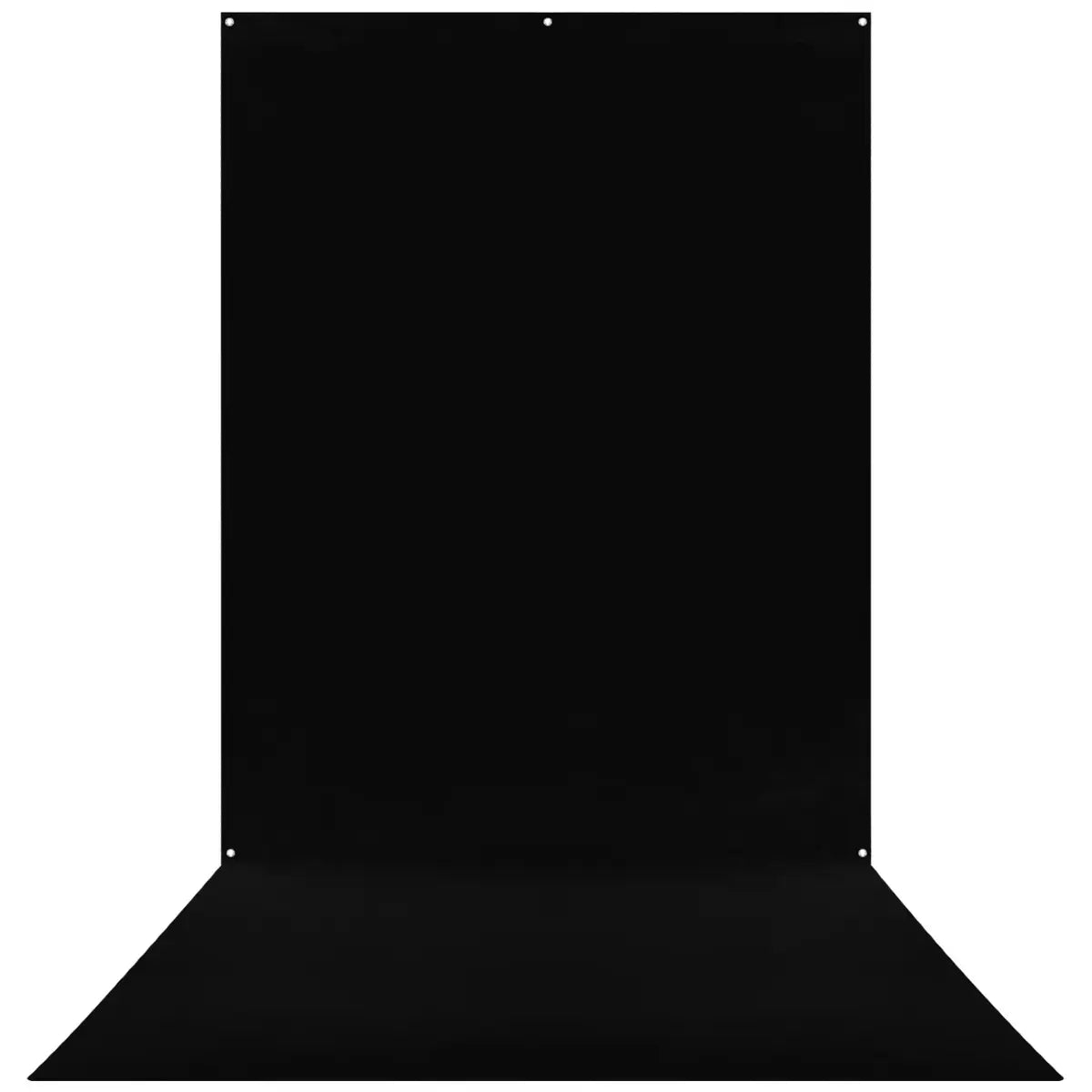 Black photography backdrop with a white border