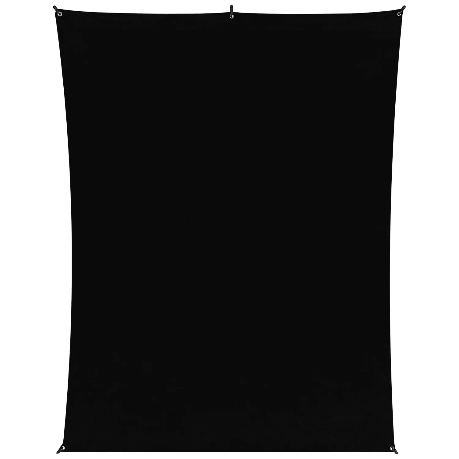 Westcott X-Drop Wrinkle-Resistant Backdrop - Rich Black Kit (5' x 7')