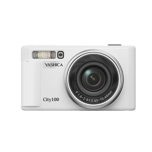 Yashica City 100 Compact Digital Camera - White