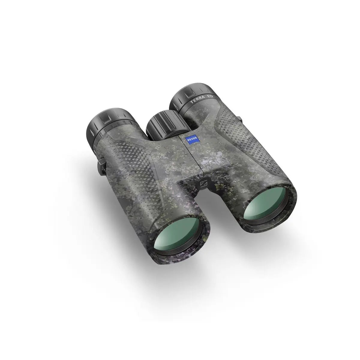 Pair of binoculars on a white background