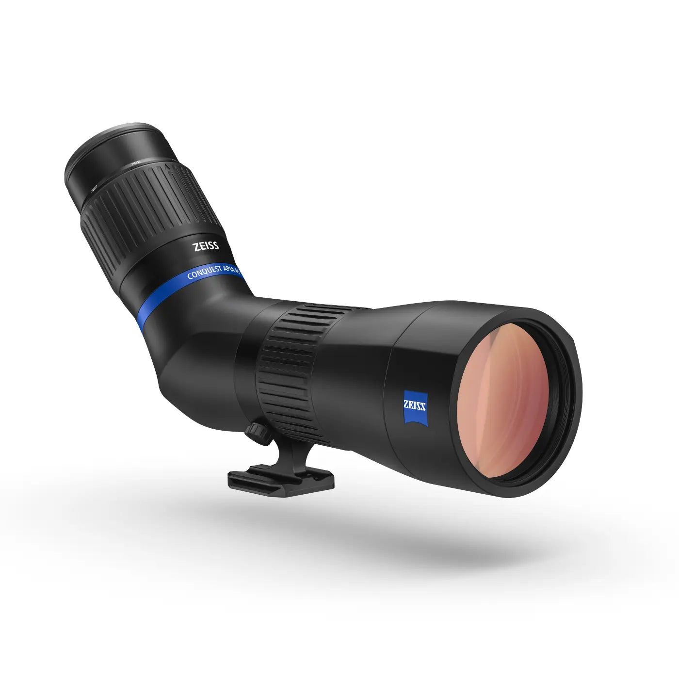 Zeiss spotting scope on a white background