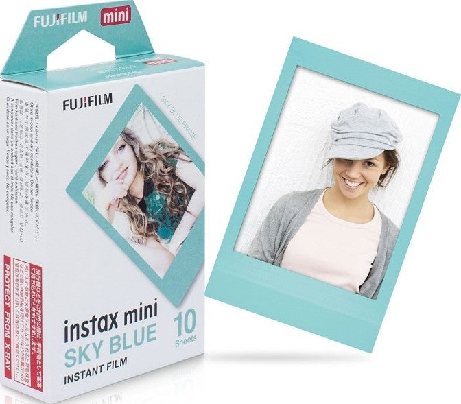 Fujifilm Instax Mini Film - Sky Blue (10 shots)