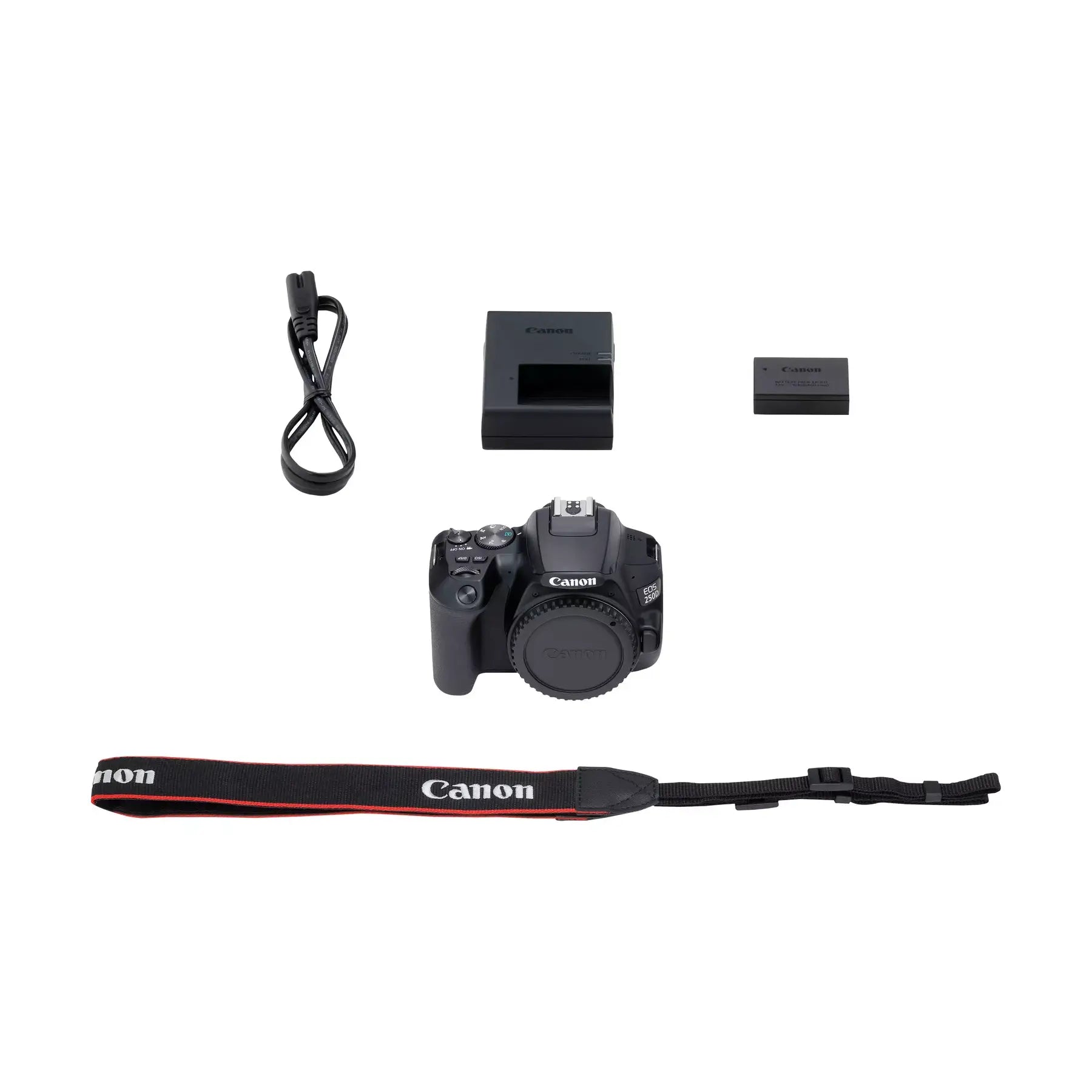 Canon EOS 250D Digital SLR Camera Body - Black