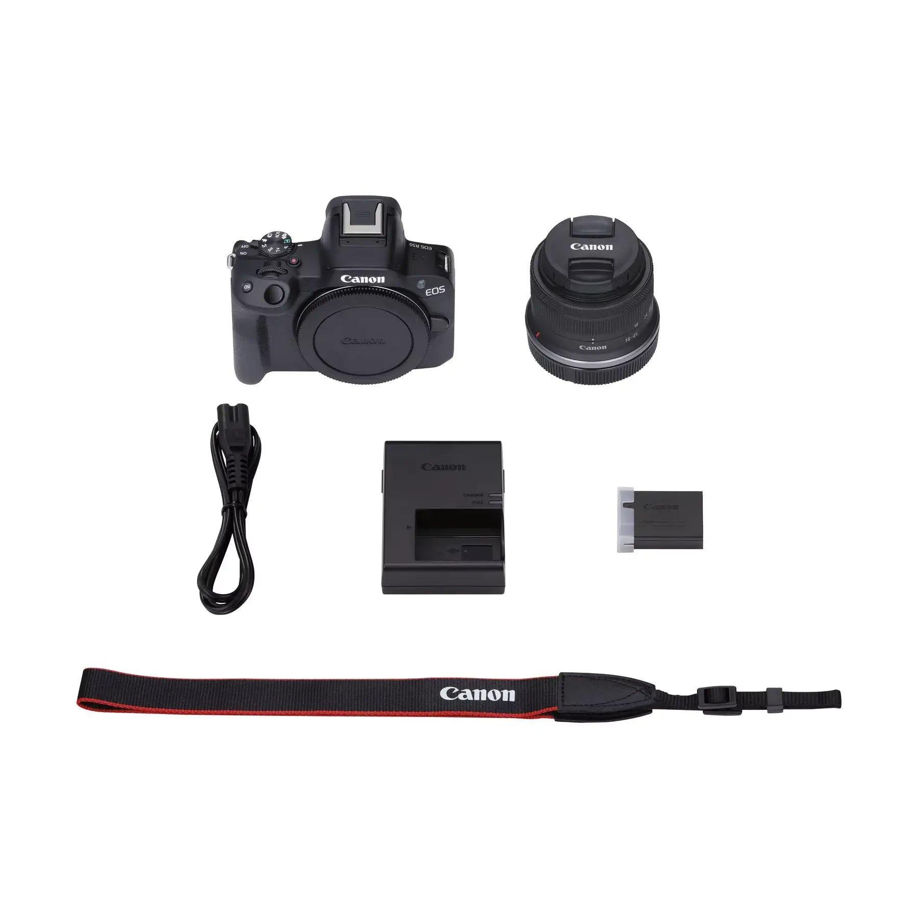 Canon EOS R50 Camera with RF-S 18-45mm Lens Kit
