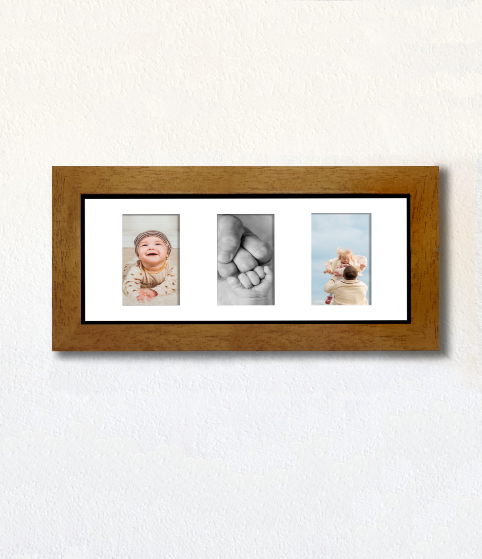 Cheltenham 3 Aperture Solid Wood Photo Frame AB3