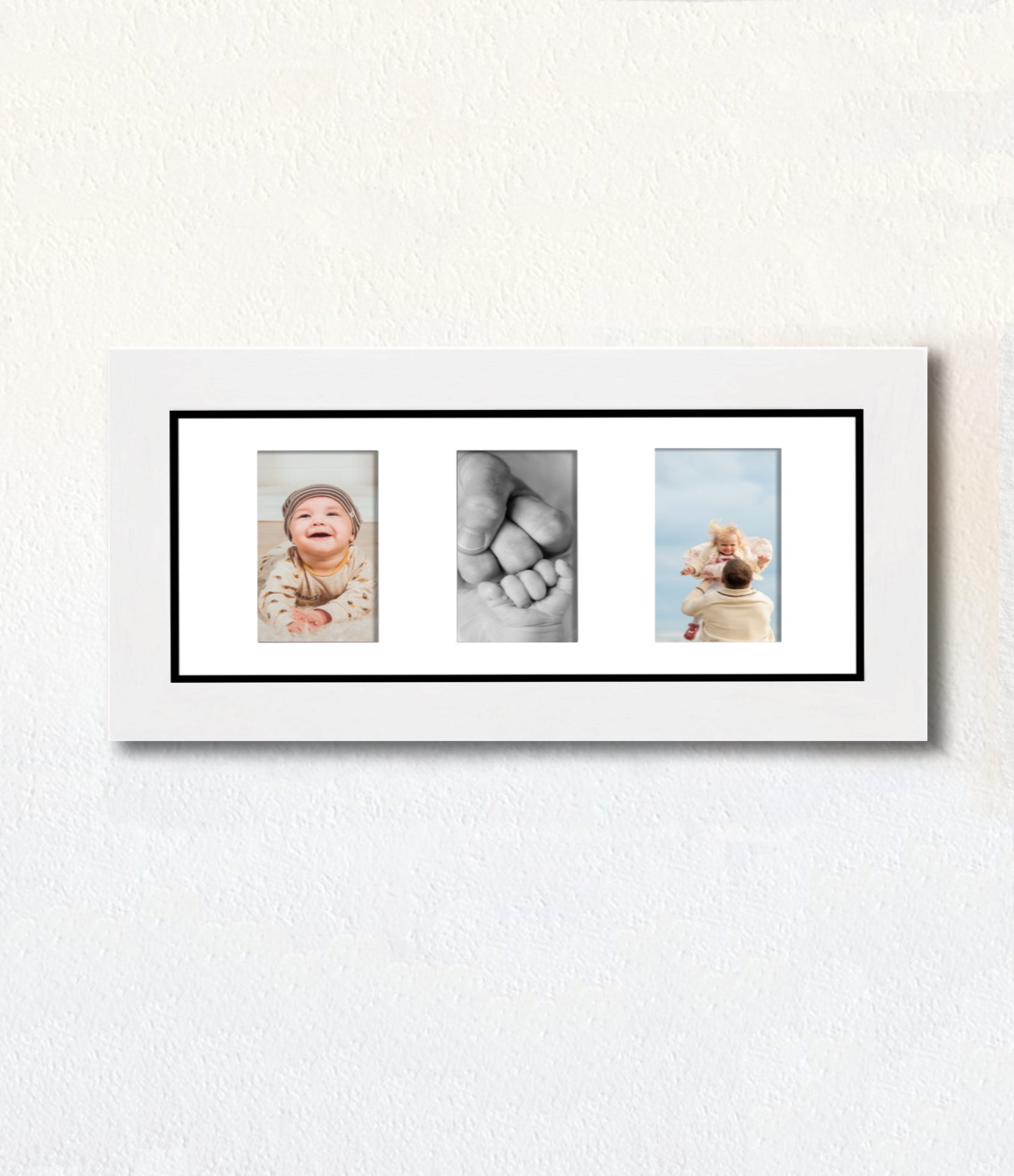 Product Image of Cheltenham 3 Aperture Solid Wood Photo Frame AB3