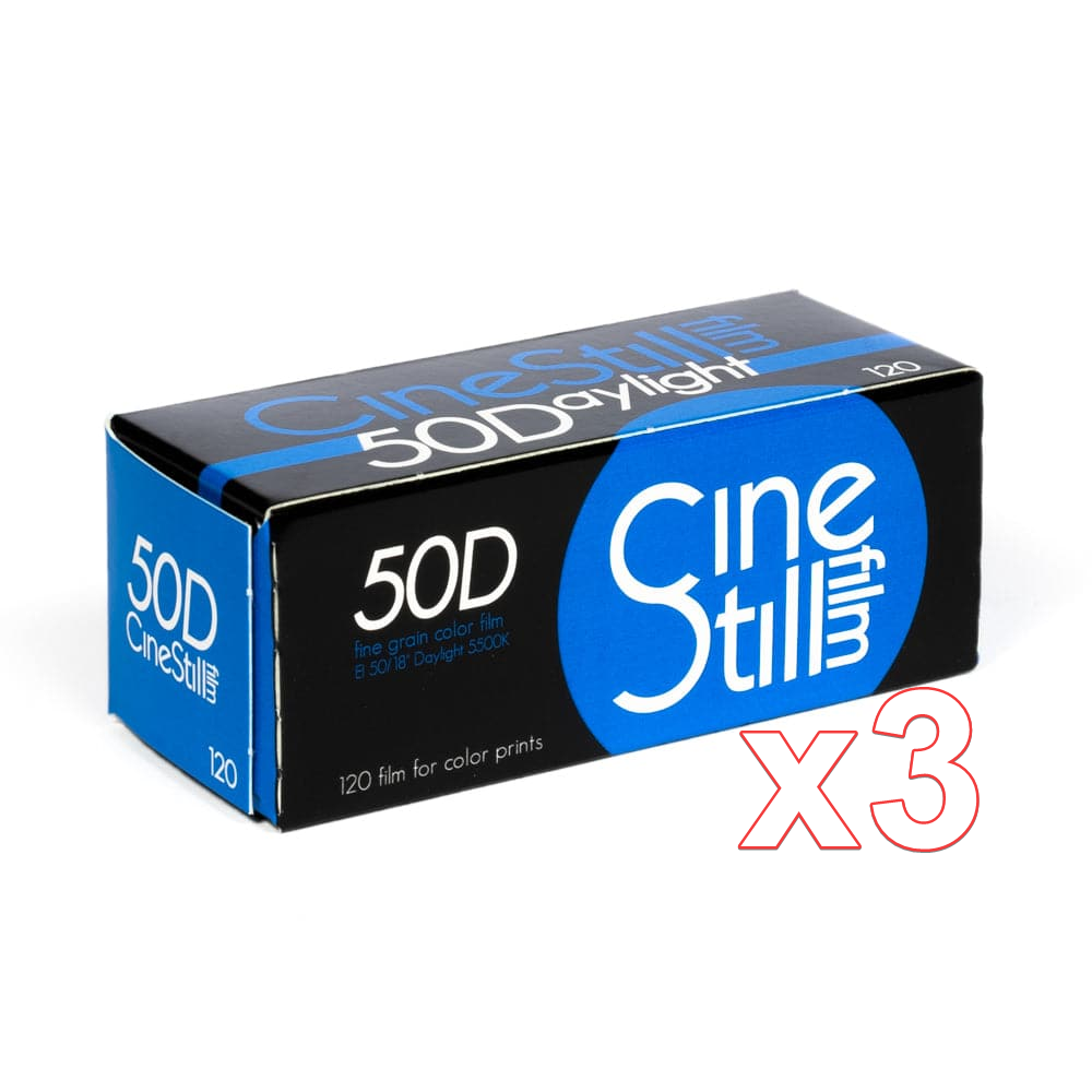 Expired Cinestill 50D Daylight Fine Grain Colour Color Negative Film, 120