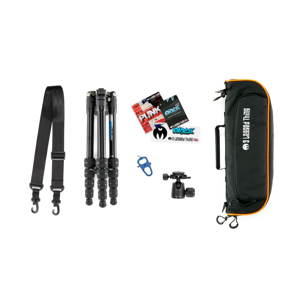 3 Legged Thing Punks Corey 2.0 Magnesium Alloy Tripod Kit - Dark
