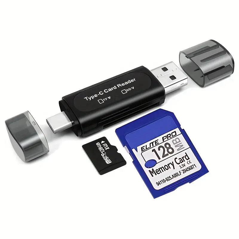 USB 3.0 SD Card Reader for PC Micro SD Card to USB Adapter Card Reader for  Cam..