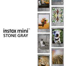 Fujifilm Instax Mini Film - Stone Grey (10 shots)