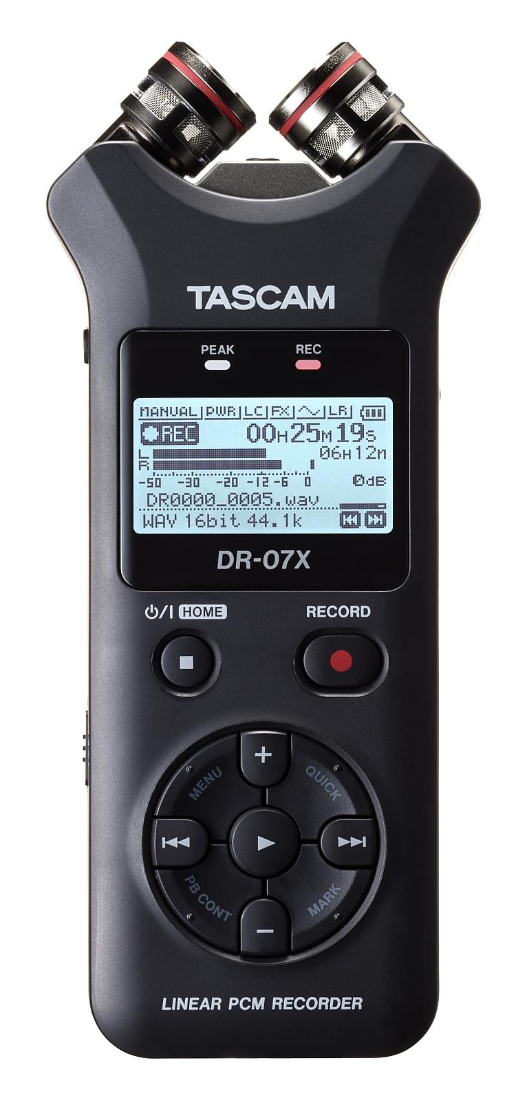 Tascam DR-07X Digital Handheld Stereo Recorder