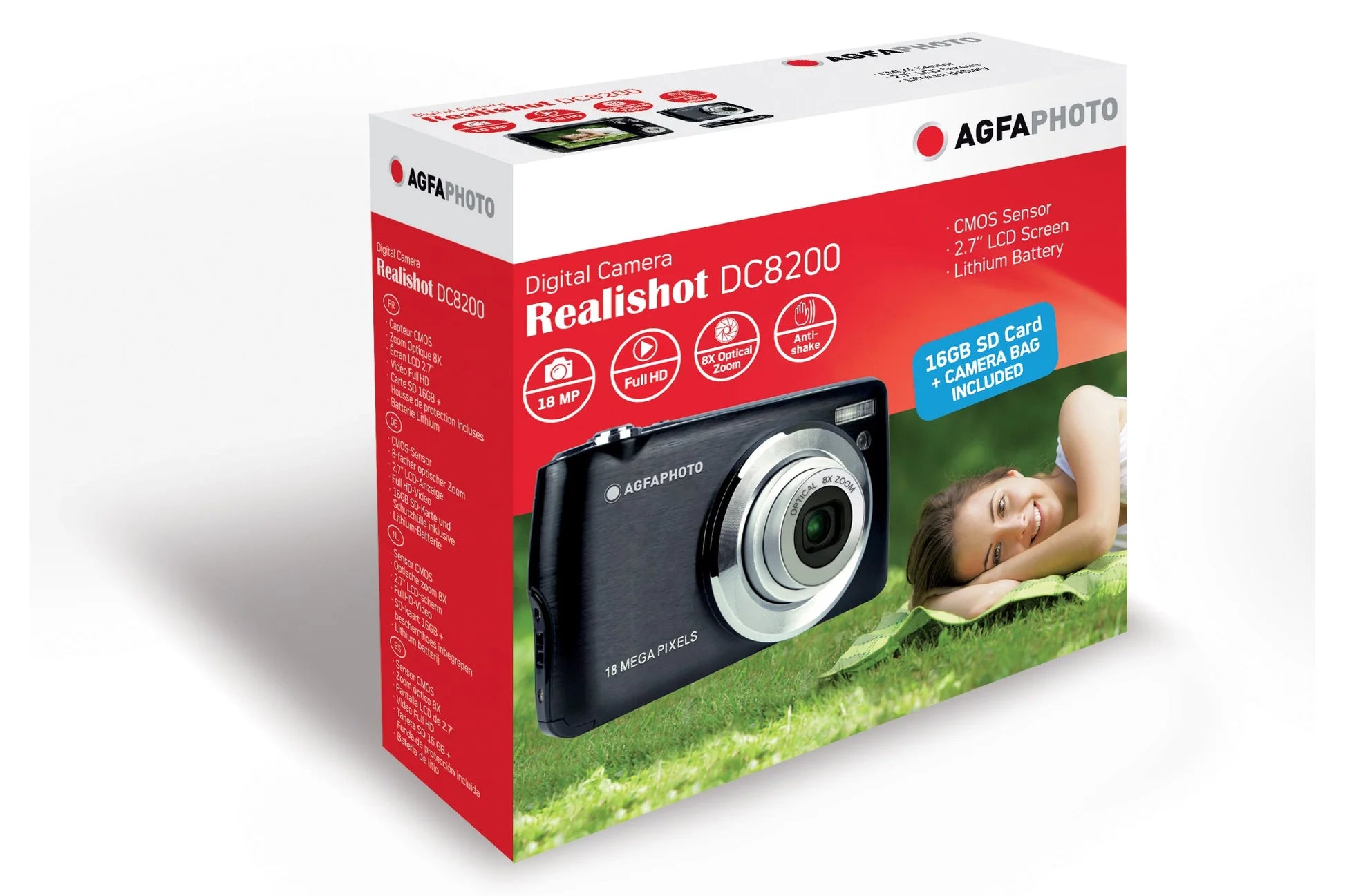 Agfa Photo Realishot DC8200 Compact Digital Camera - Black