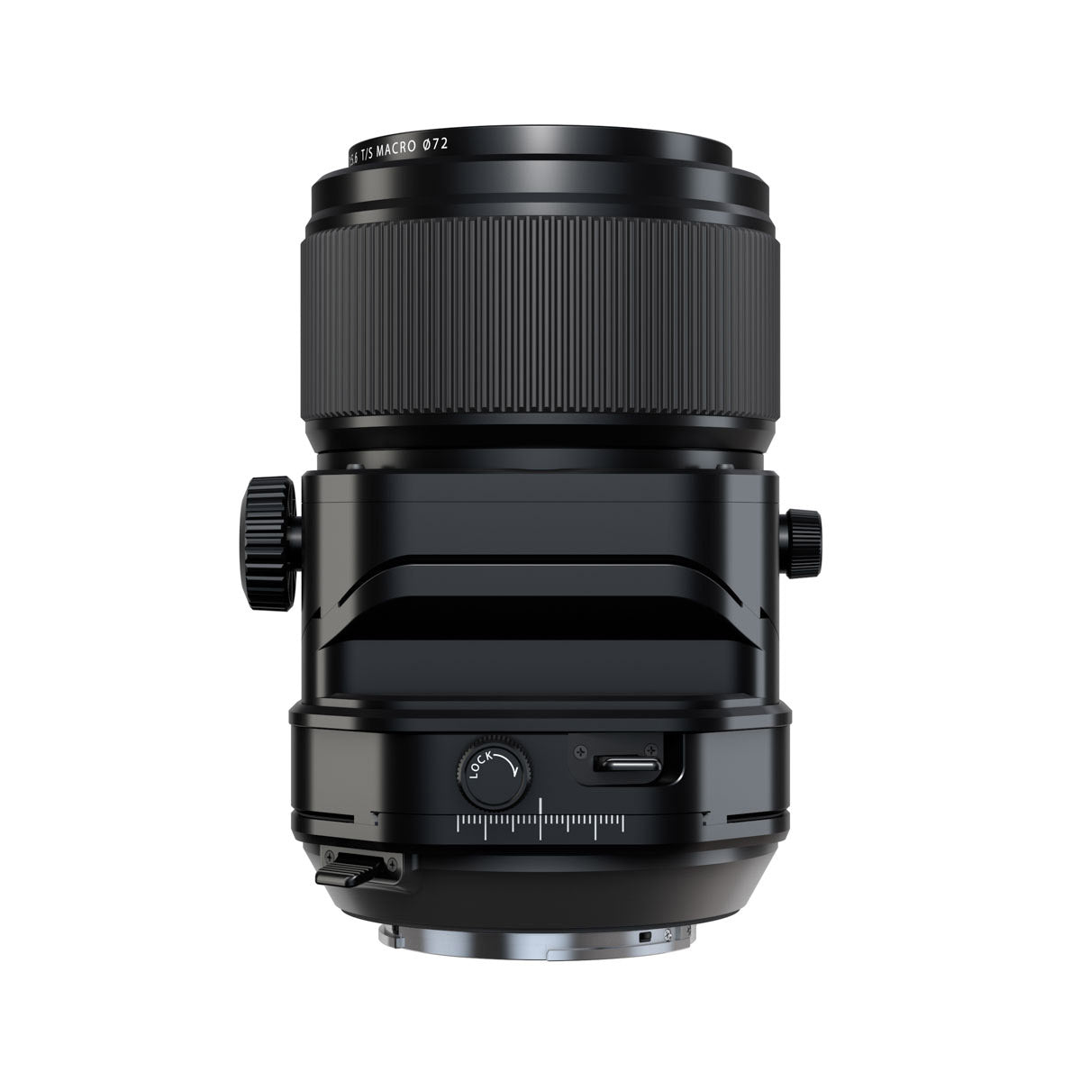 Fujifilm GF 110mm F5.6 T/S Tilt Shift Macro Lens product photo side