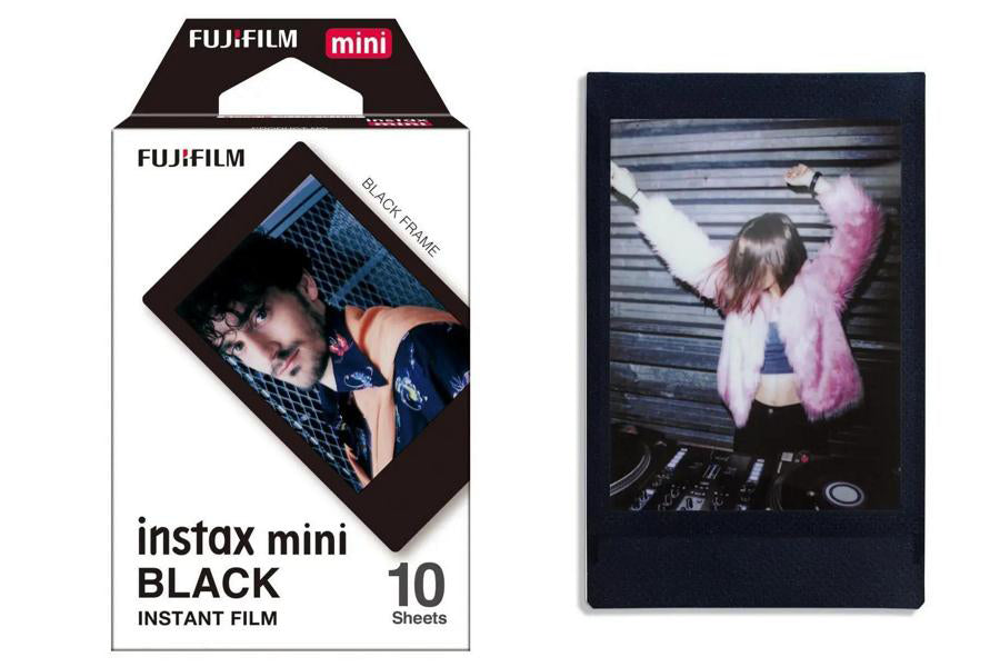 Fujifilm Instax Mini Film - Black (10 shots)