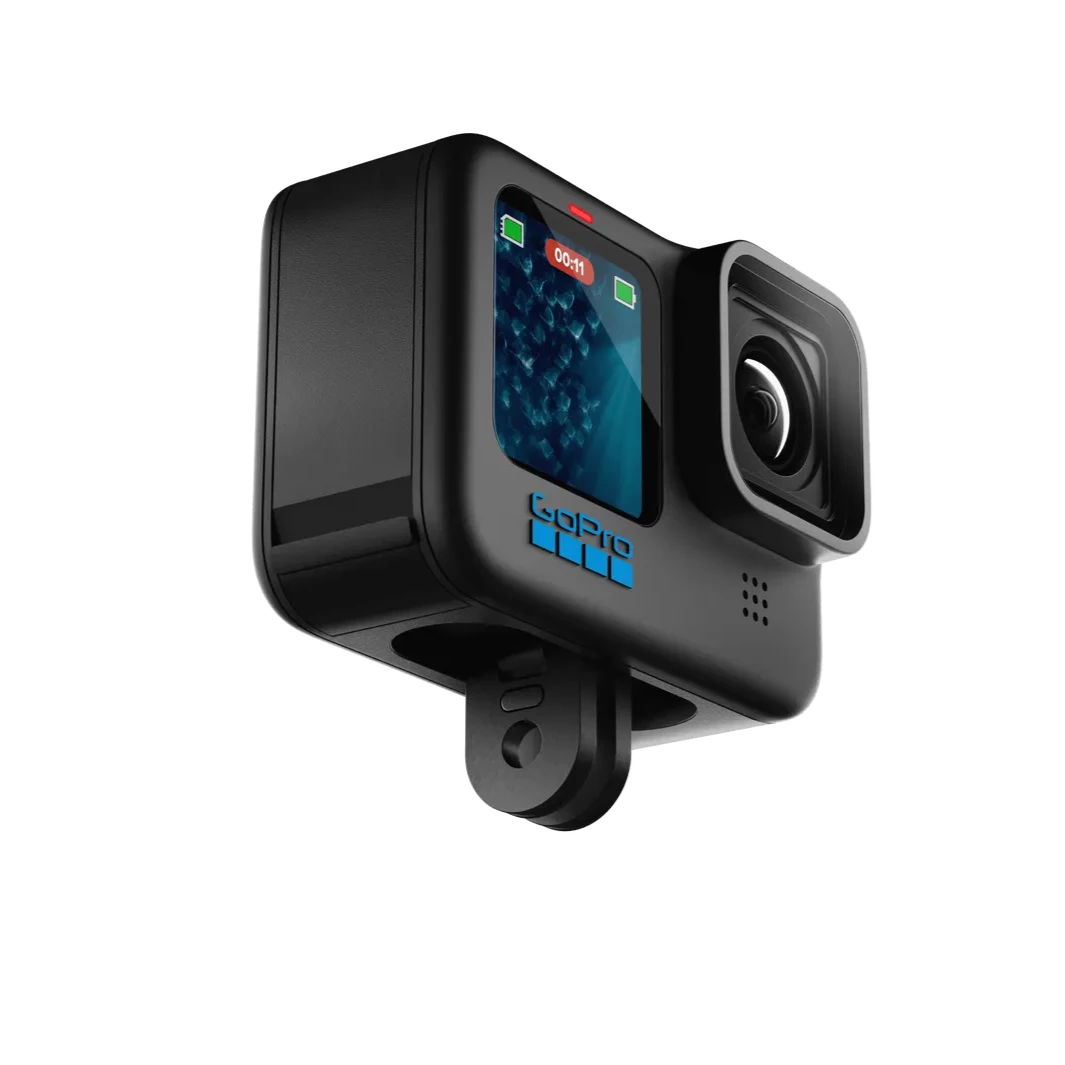 Product shot - Side profile of the GoPro Hero 11 Black