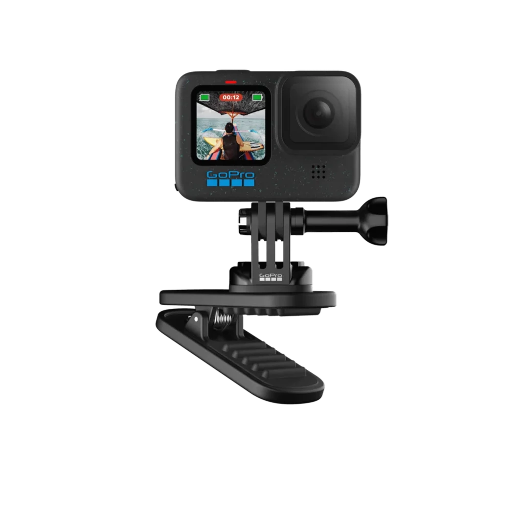 Product photo of the GoPro Magnetic Swivel Clip on an isolated background