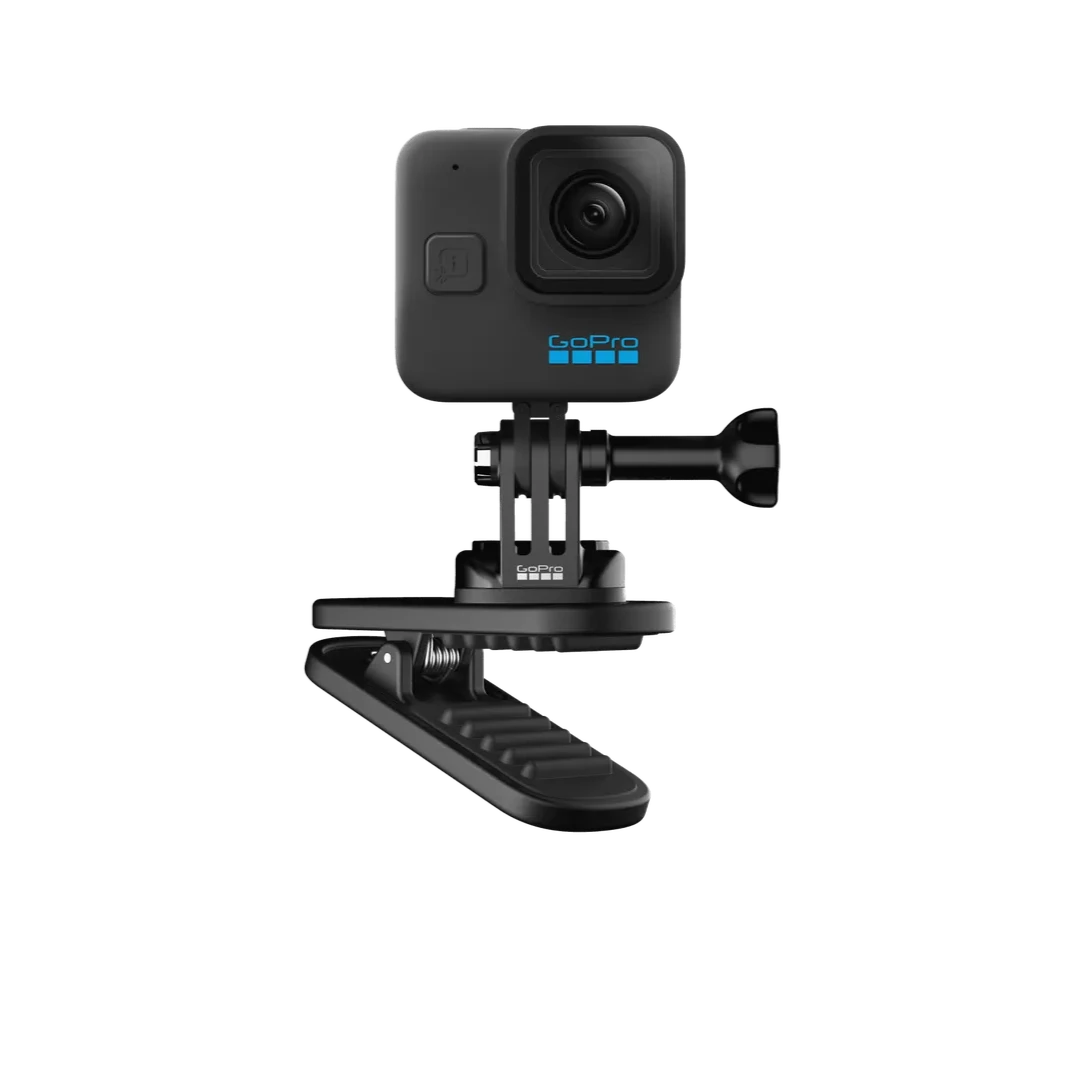 Photo of the gopro swivel clip in an open position