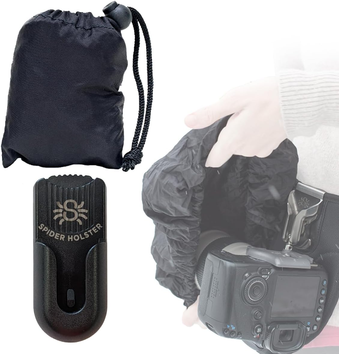 SpiderMonkey Large Rain Cover + Base Clip