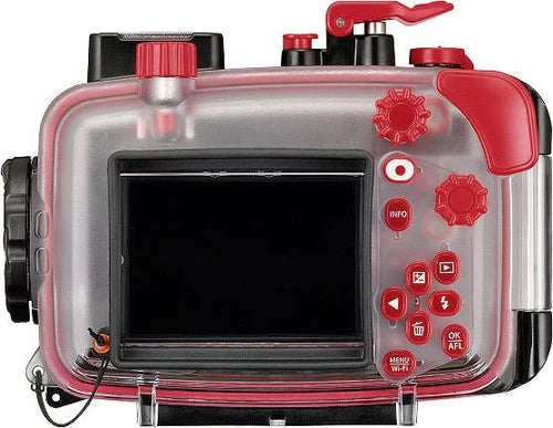 OM System TG-7 Tough Digital Camera - Red with Olympus PT-059 Underwater Housing