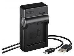Hama Travel USB Charger for Panasonic DMW-BLG10 Batteries