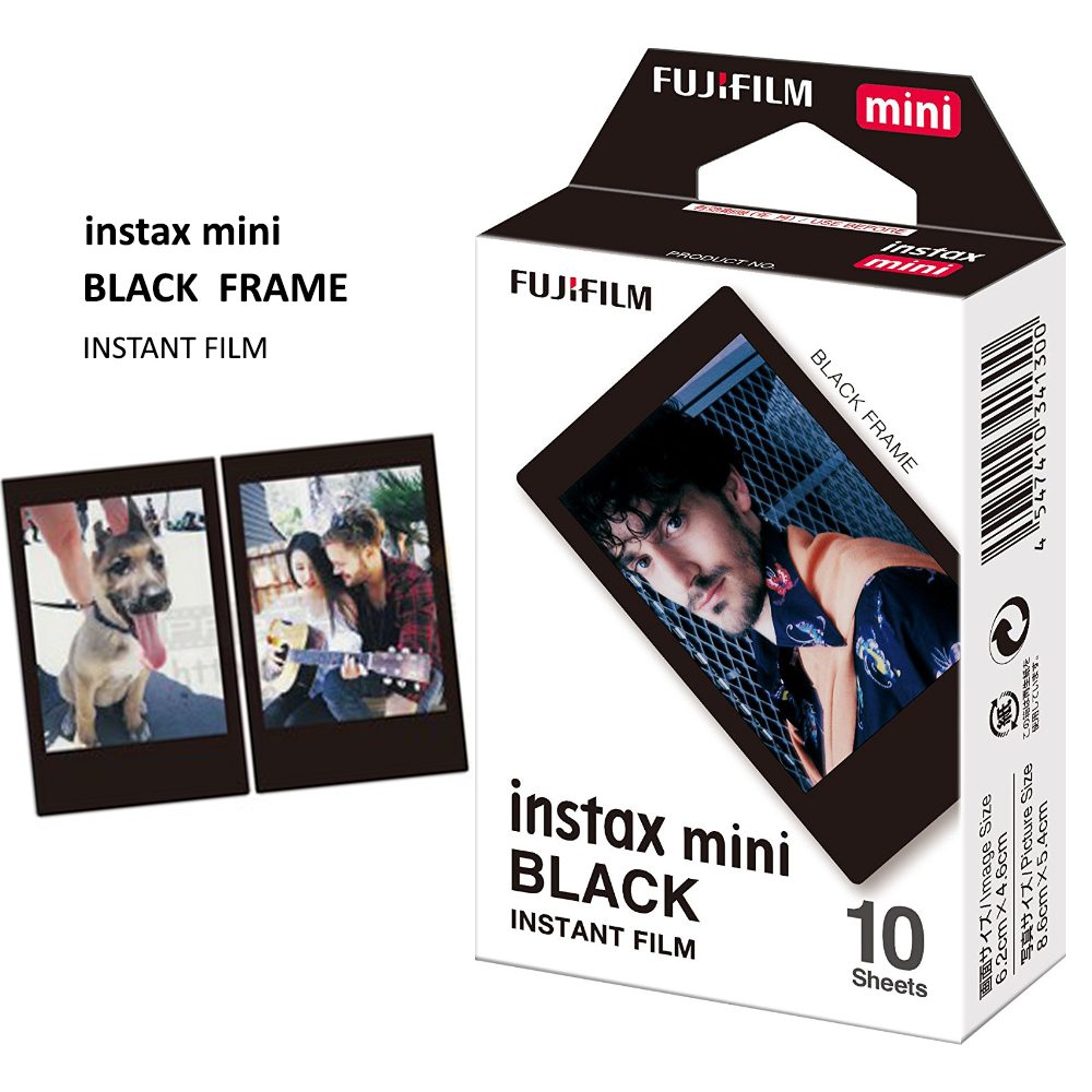 Fujifilm Instax Mini Film - Black (10 shots)