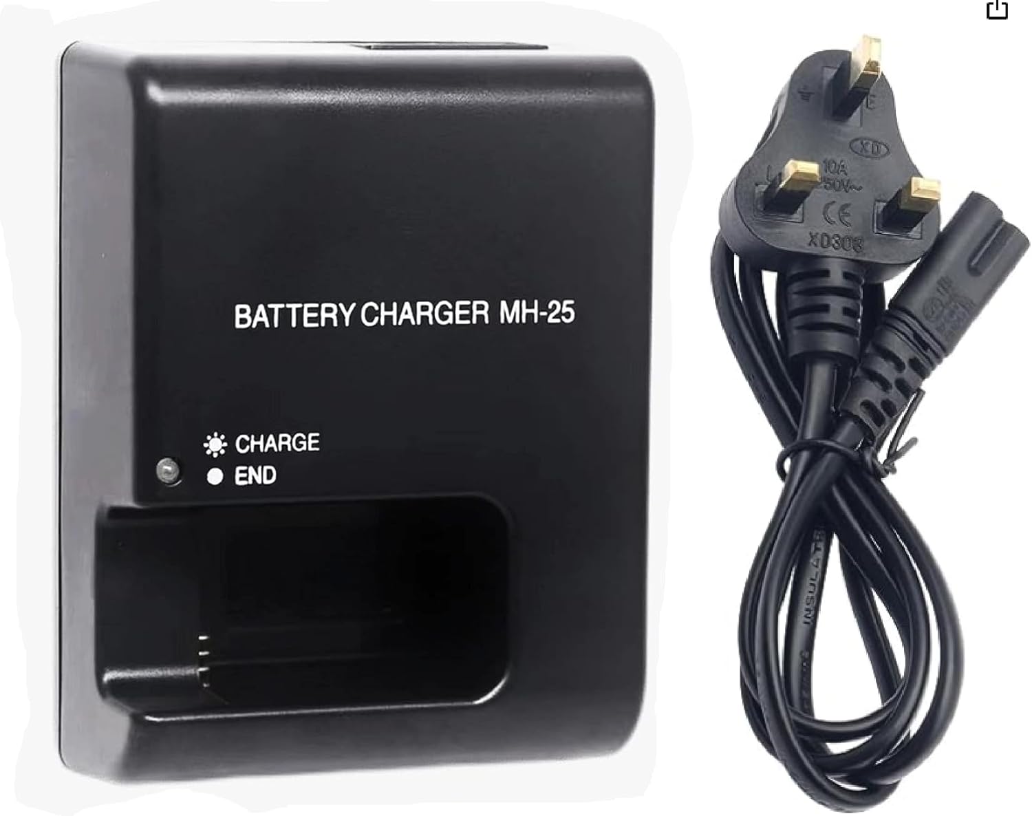 Nikon battery charger MH-25 UN-Boxed with mains lead