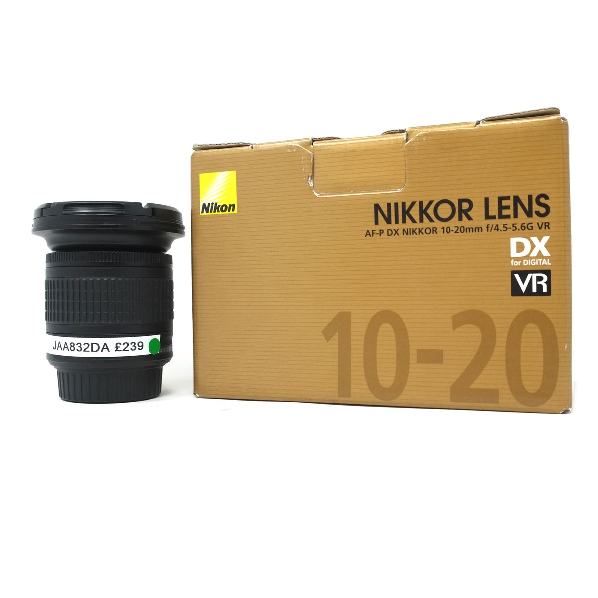 Nikon NIKKOR AF-P DX 10-20mm f/4.5-5.6G VR shops Lens in box with all accessories