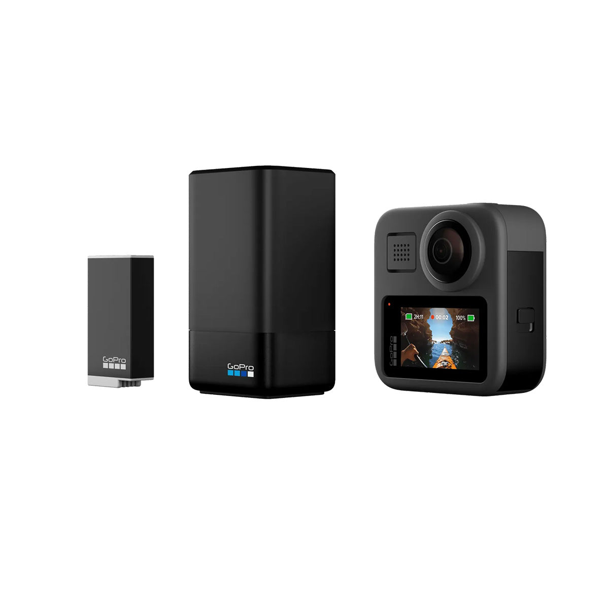 GoPro - Dual Battery Charger & Enduro Battery for MAX