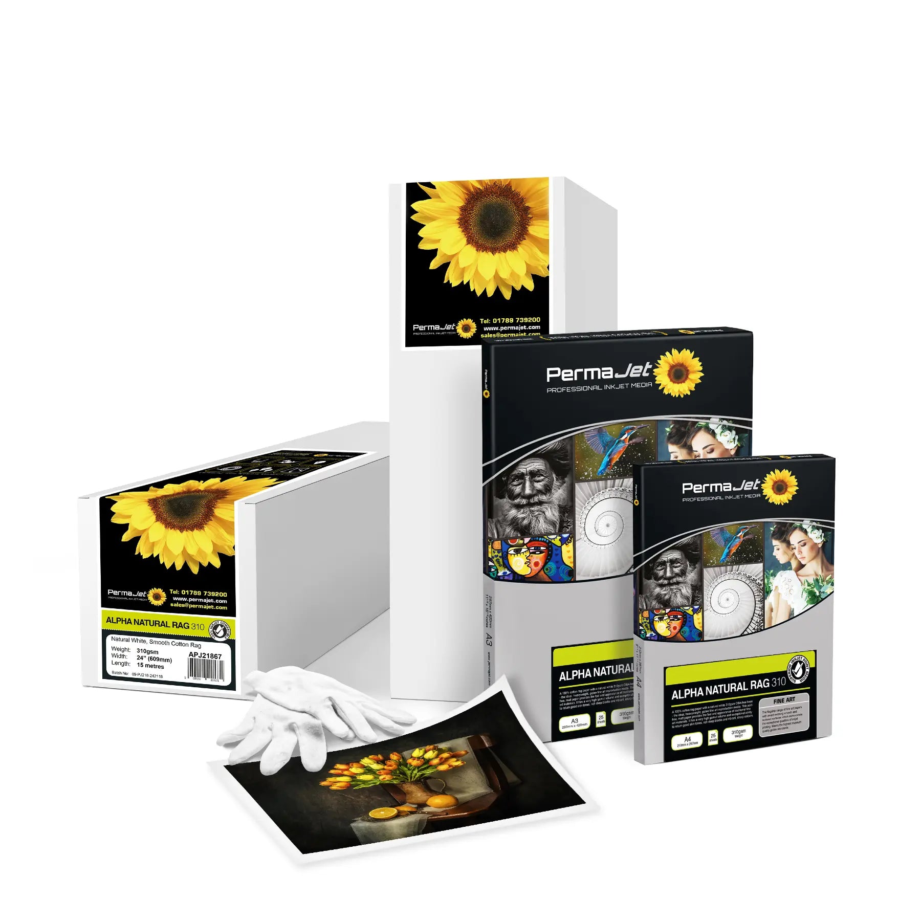 PermaJet Alpha Natural Rag 310 - A3 Photo Paper (25 Sheets)