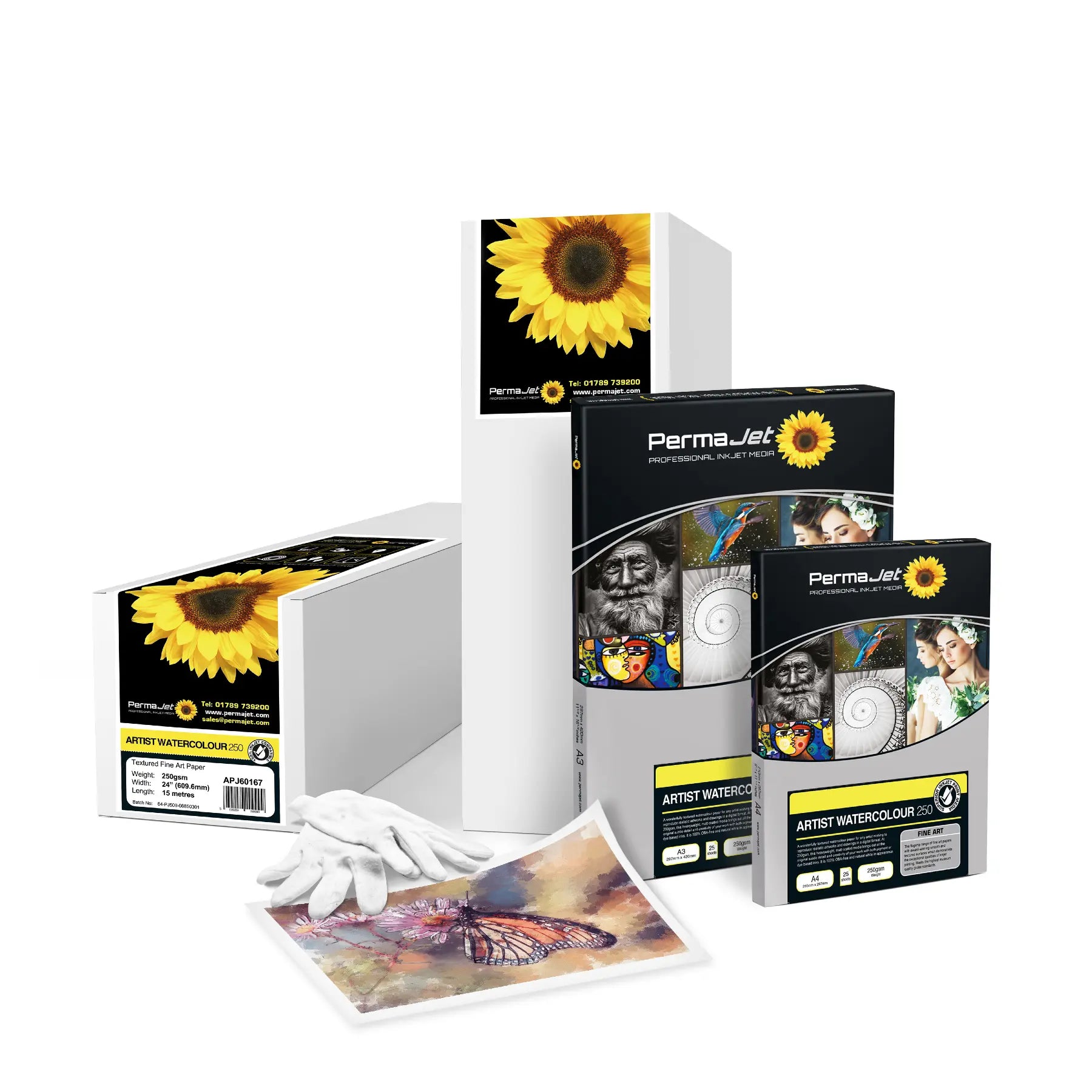 PermaJet Watercolour Rag 310 - A3 Photo Paper (25 Sheets)