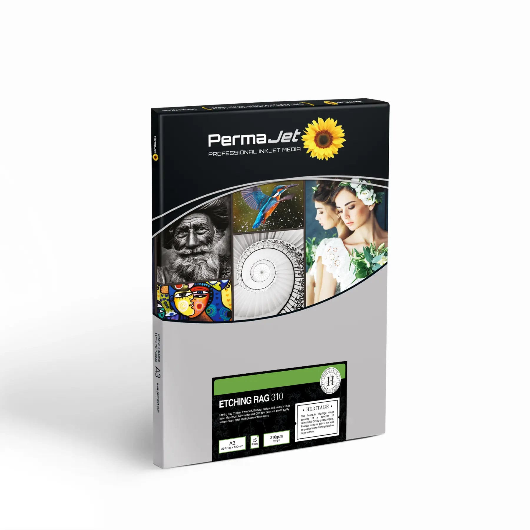 PermaJet Etching Rag 310 - A3 Photo Paper (25 Sheets)