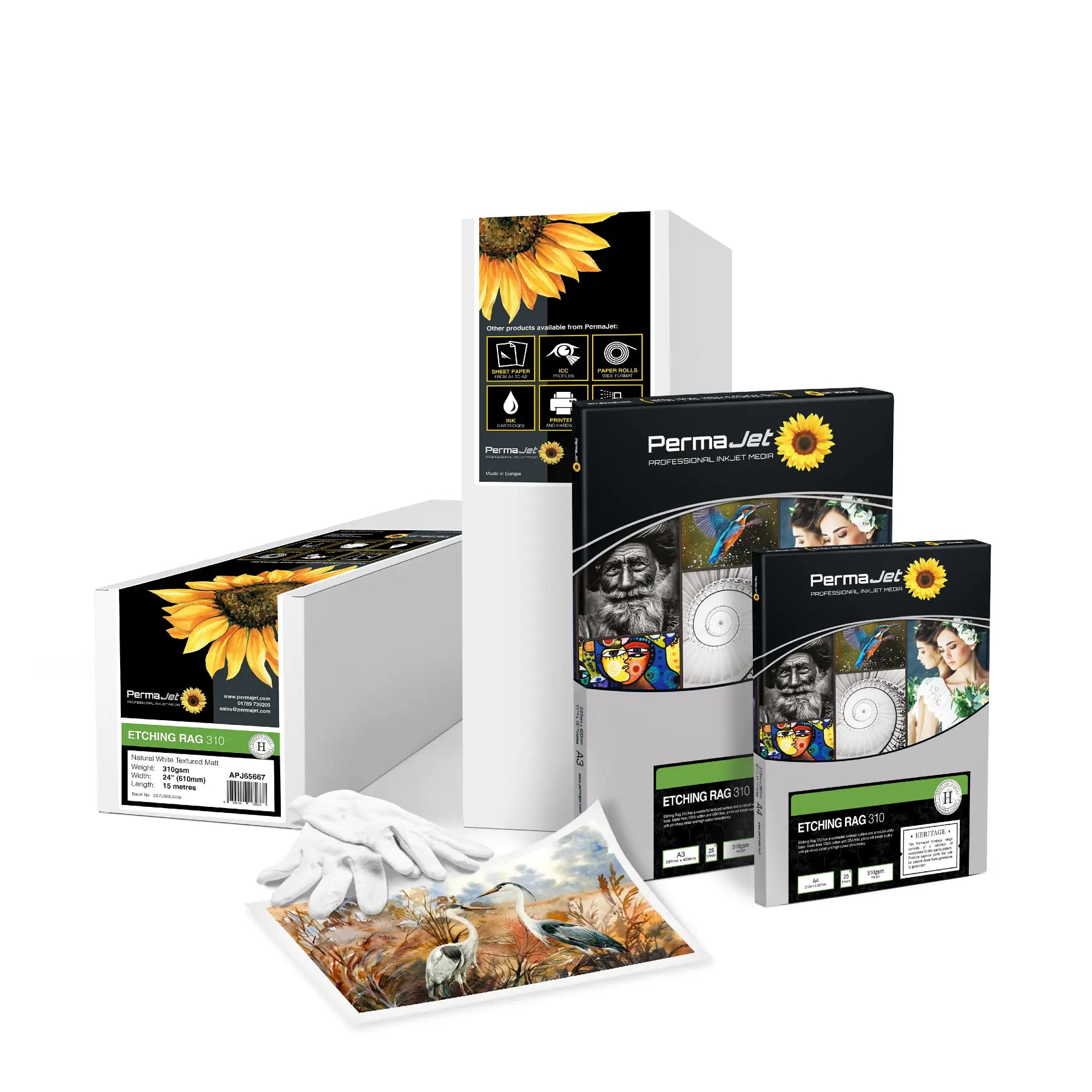 PermaJet Etching Rag 310 - A3 Photo Paper (25 Sheets)