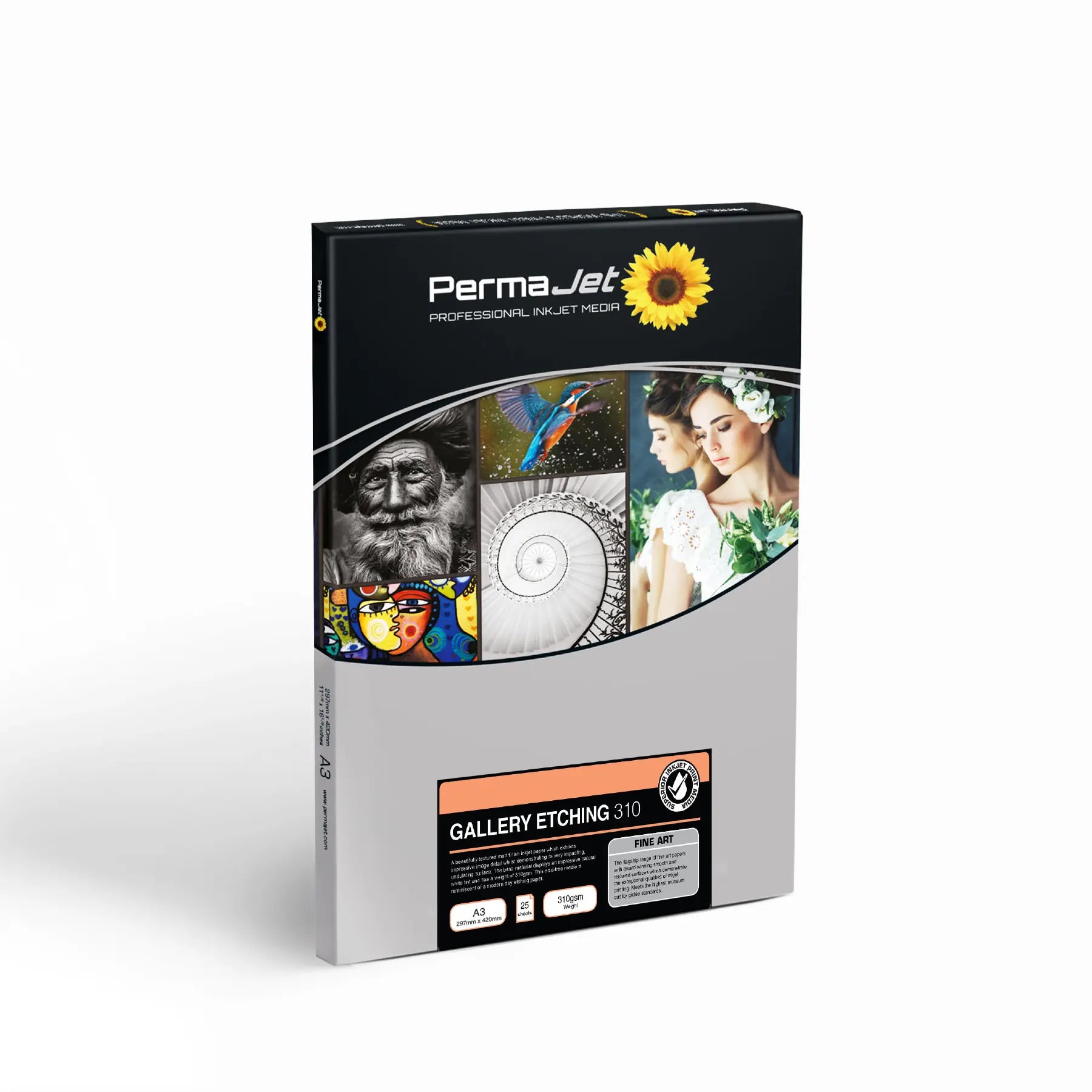 PermaJet Gallery Etching Photo Paper - 310gsm A3 25 Sheets