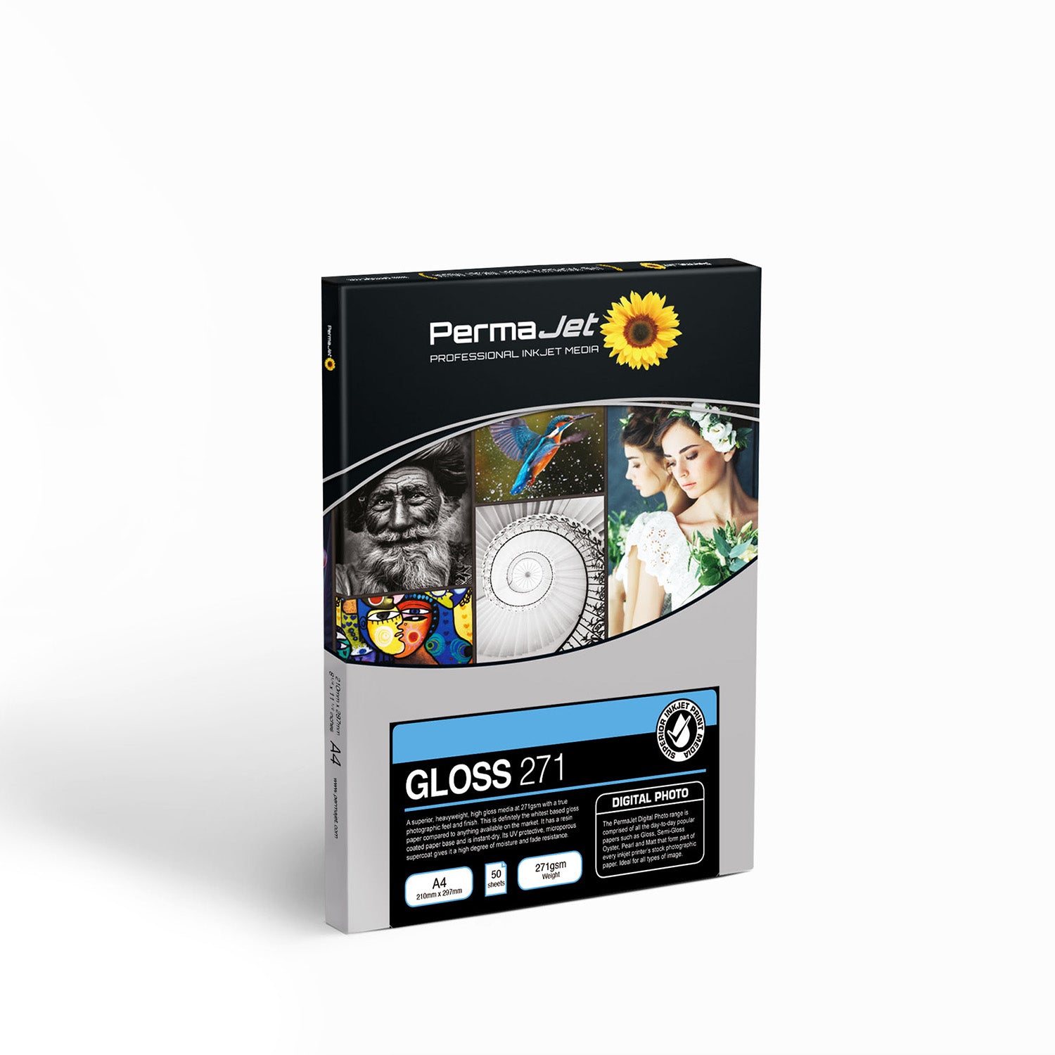 Clearance PermaJet 271 Gloss - 271gsm A4 Paper pack of 50 APJ50814