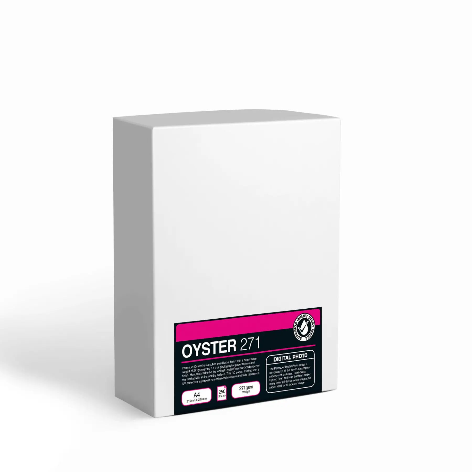 Permajet 271 Oyster 271gsm Photo - A4 250 Sheets