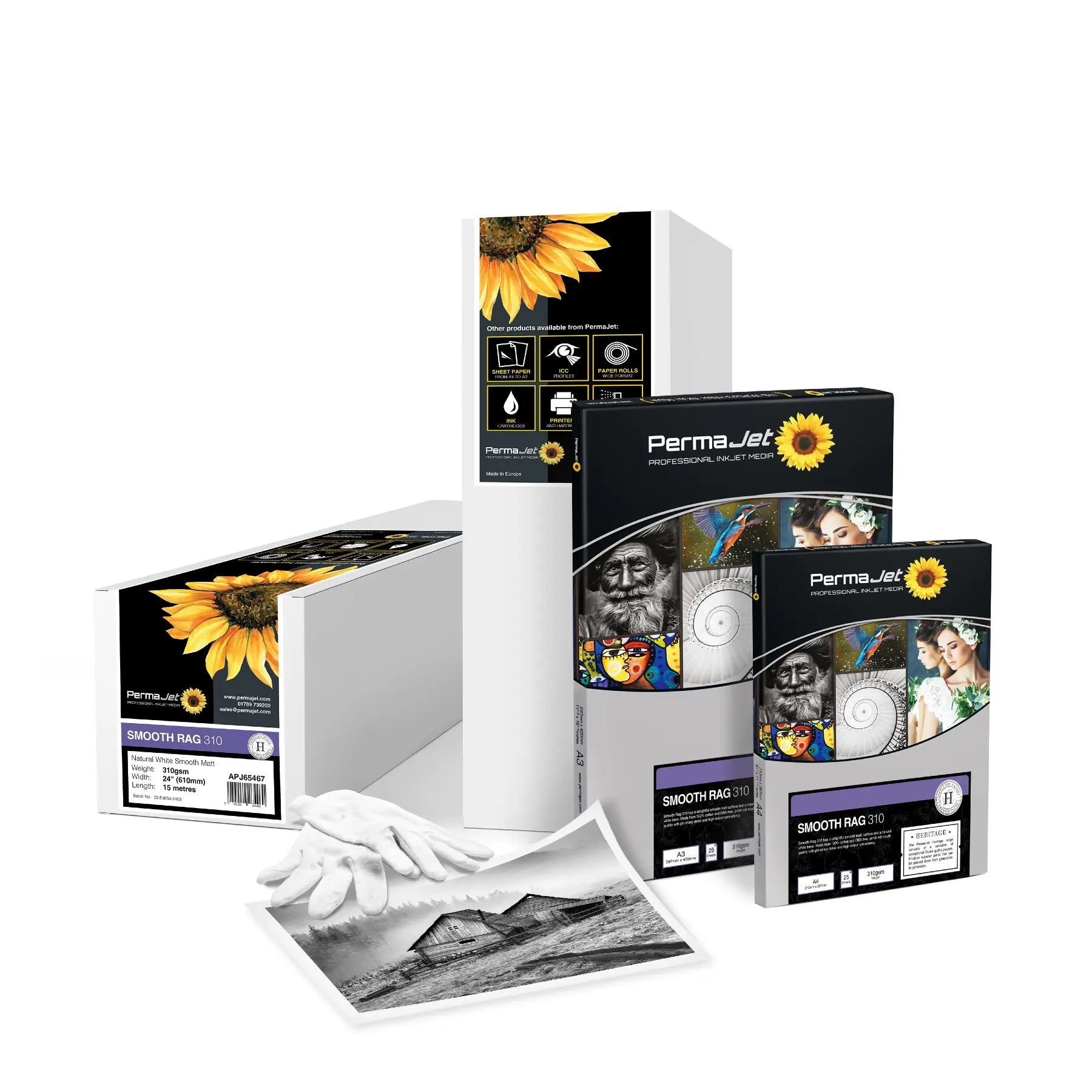 PermaJet Smooth Rag 310 - A4 Photo Paper 25 Sheets