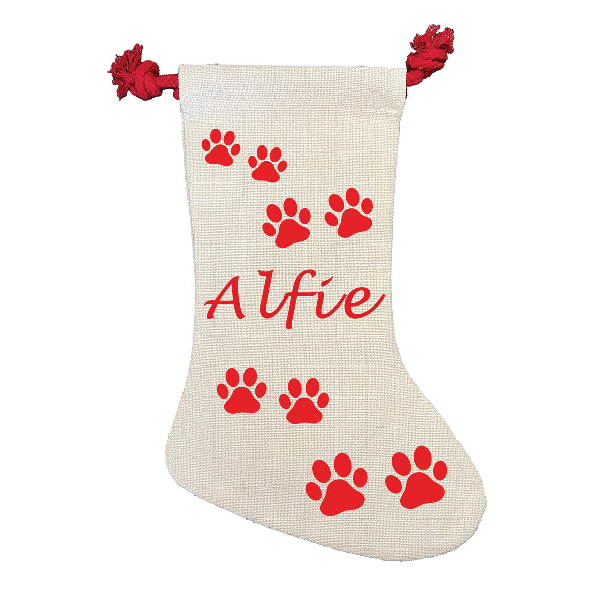 Personalized Christmas Santa Pet Stocking