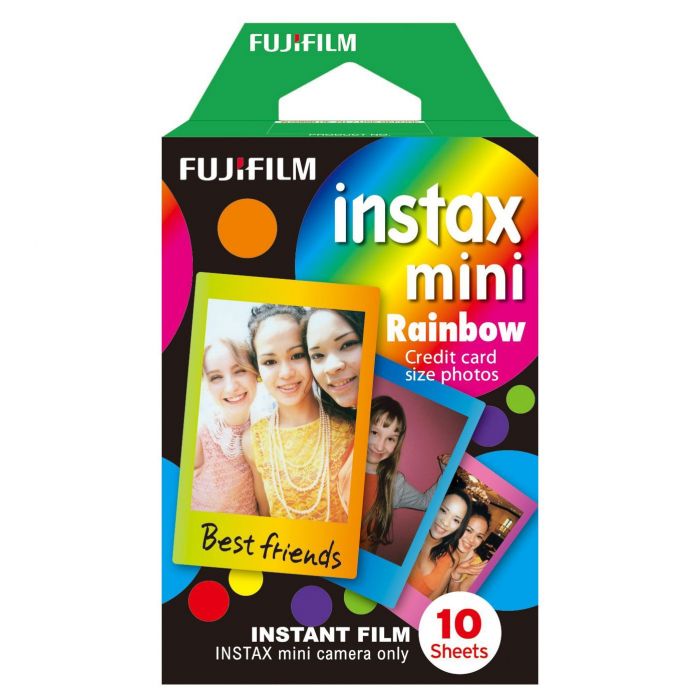 Fujifilm Instax Mini Film - Rainbow (10 shots)