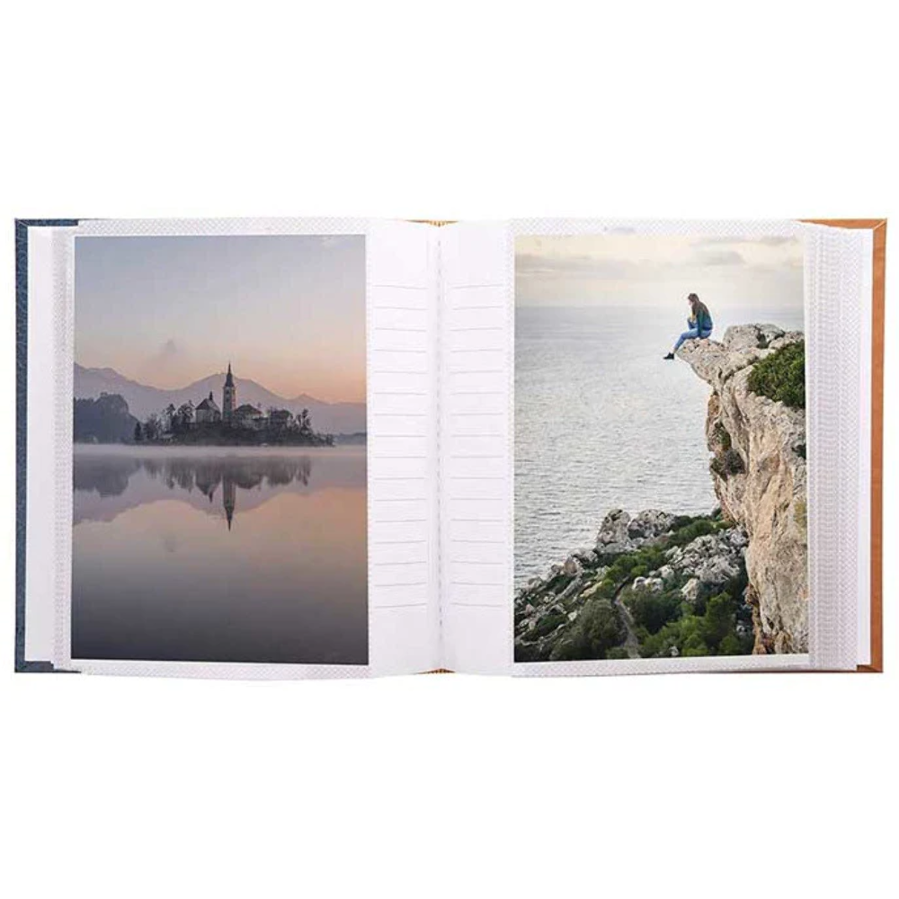 Kenro Grace Memo 100 6x4” Photo Album - Blue