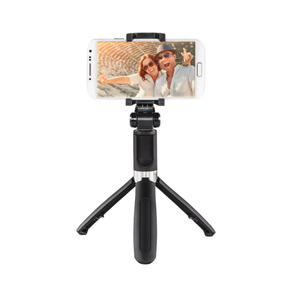 Clearance Hama Funstand 57 Compact Selfie Stick/Tripod, Wireless Bluetooth Remote Shutter,.