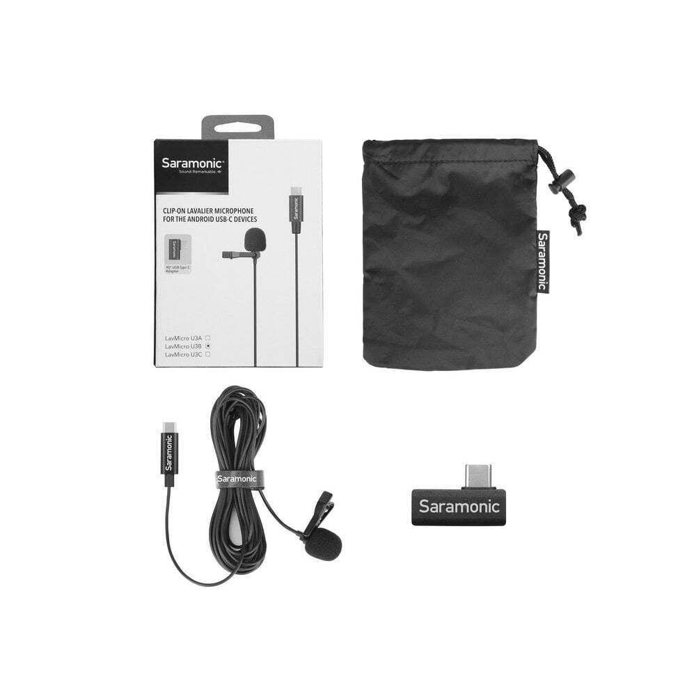 Clearance Saramonic LavMicro U3B 6 Meter Lavalier Mic for USB Type-C