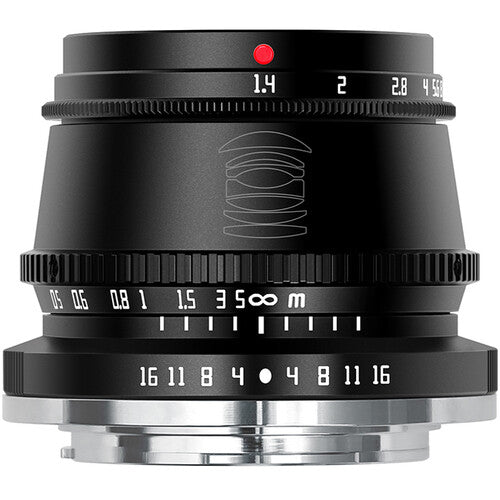 Clearance TTArtisan 35mm F1.4 APS-C - Fuji X Mount Black lens