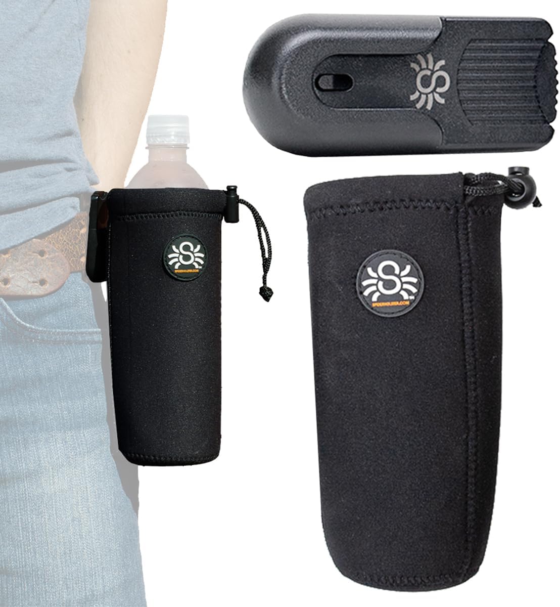 Spider Monkey Water Bottle Holder + Base Clip